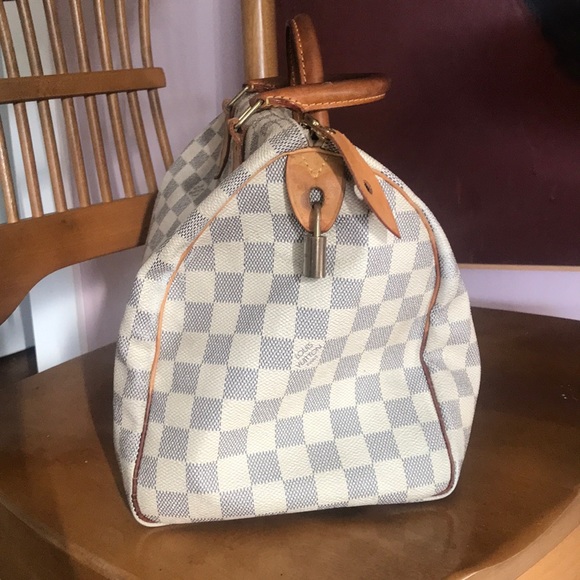 Authentic Louis Vuitton Damier Azur Speedy 30 💫 - Picture 2 of 5